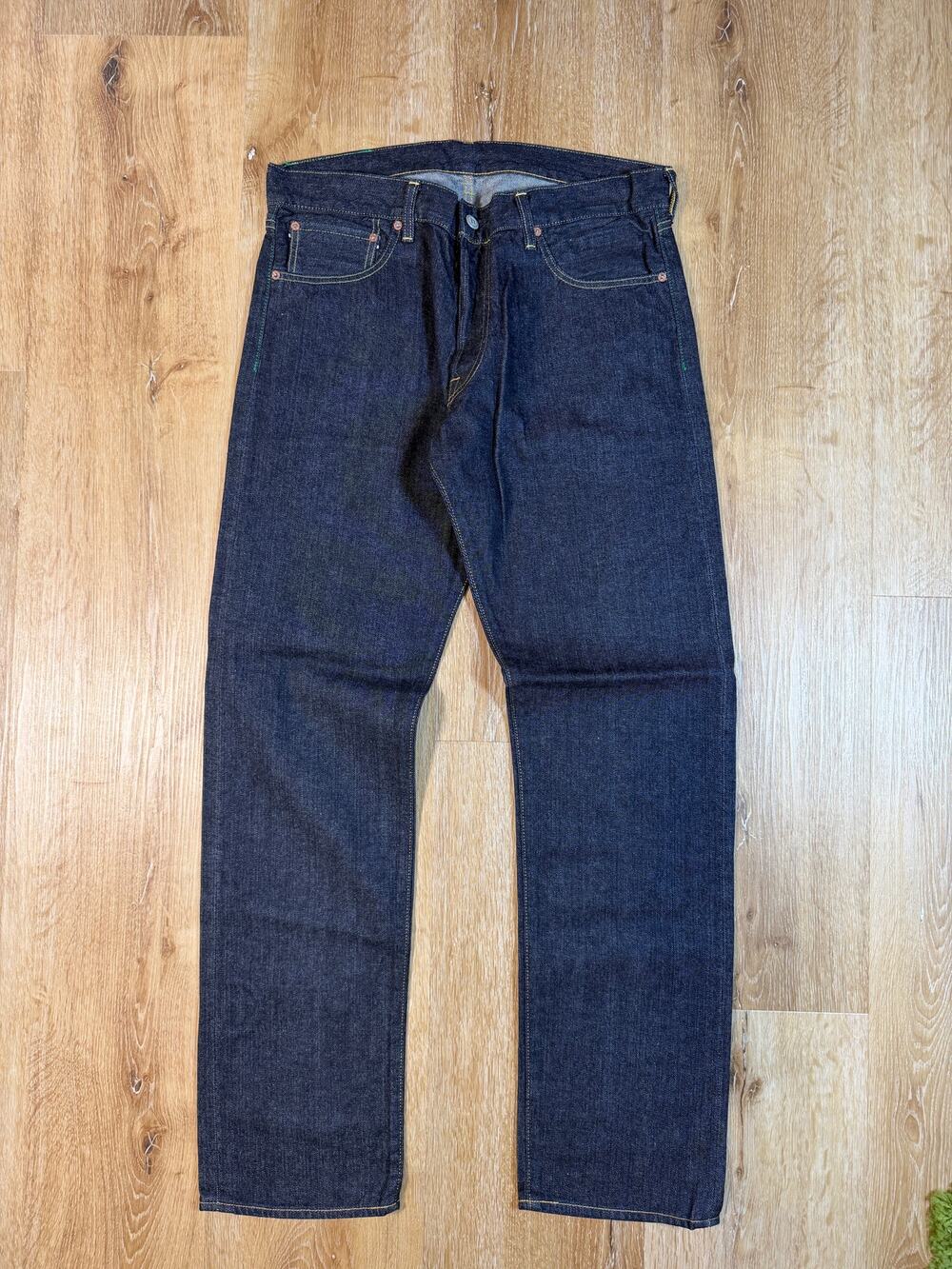 Hidden NY Selvedge Denim Straight Jeans Indigo Navy Men’s Size 34 New